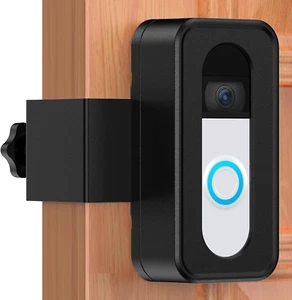 Anti-Theft Video Doorbell Mount, No-Drill Mounting Bracket for Apartment Renters - Picture 1 of 12