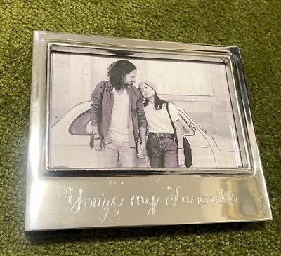 Mariposa You're My Favorite, foto de 4 x 6", marco de metal plateado Foto 1 de 4