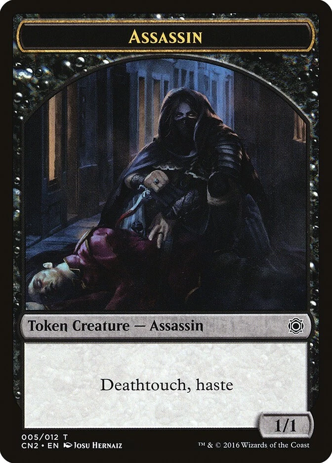 Assassin 1x TOKEN MtG ENGLISH Conspiracy: Take the Crown SP/NM - Image 1 of 1