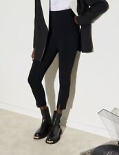 Sandro Paris women's leggings trousers jegging Size 42, L, black, stretch