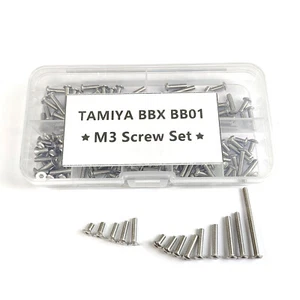 New Stainless Steel M3 Hex Screws Kits For TAMIYA 1/10 RC BBX BB-01 Buggy - Picture 1 of 8
