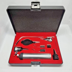 ENT Ophthalmoscope & Otoscope Diagnostic Set, Ear,Nose & Throat Set With Case - Picture 1 of 3