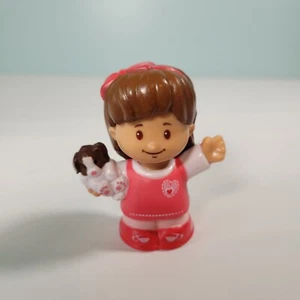 Fisher Price Little People Girl Mia Puppy Dog Animal Rescue Figure Latina - Picture 1 of 6