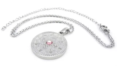 Lotusblüte Kette + Swarovski Crystal Magnetix Design Magnetschmuck -4you # 2775 - Bild 1 von 2