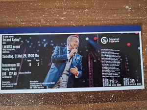 Konzert - Roland Kaiser -Block 101 Reihe 6 - 31.05.2025 LANXESS arena Köln - Bild 1 von 1
