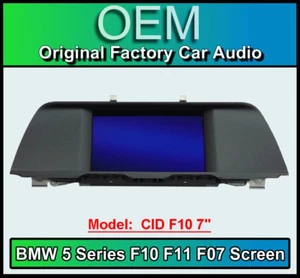 BMW 5 Series display screen BMW F10 F11 F07, CID F10 7" LCI Multi function - Picture 1 of 5