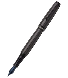 Monteverde Invincia Deluxe Fountain Pen - Black - Medium - Picture 1 of 4