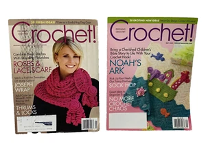 2 Defining Crochet Magazines Jan 2010 & May 2008 Patterns Sweater Hat Afghan - Picture 1 of 13