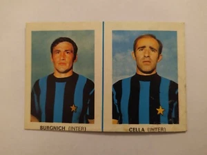 FIGURINA CALCIATORI EDIS 1968/1969 INTER BURGNICH-CELLA BUONA CARTONATA - Imagen 1 de 2