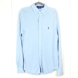 Polo Ralph Lauren Hemd Herren Gr. M Federleicht Mesh Langarm Knopfleiste - Bild 1 von 9