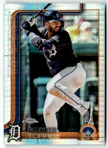 2025 Topps Chrome Baseball MLB No. 190 Gleyber Torres Hyper Refractor - Bild 1 von 2