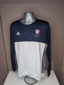 Adidas England Hockey Jumper Size L ClimaCool Performance Centre Sweatshirt - Picture 1 of 9