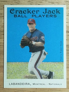 Topps Cracker Jack Mini 2004 azul #208 Josh Labandeira - Imagen 1 de 2