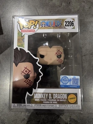 Figurine Funko POP! - One Piece - Monkey D. Dragon 2206 - Chase + Protection  - Immagine 1 di 4