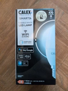 Calex E14 Smart Multi Color LED Lamp Candle Bulb 5 Watt App Controlled - Picture 1 of 6