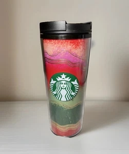 Starbucks Merry And Bright Christmas Travel Tumbler Mug Cup Holiday 2022 16 oz - Picture 1 of 10