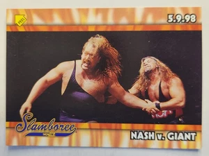 1999 Topps WCW/NWO Nitro Sticker #S5 NASH VS GIANT - Picture 1 of 2