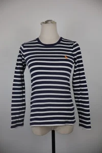 RALPH LAUREN MAGLIA DONNA TG. S WOMAN CASUAL VINTAGE T-SHIRT COTONE MANICA LUNGA - Imagen 1 de 8