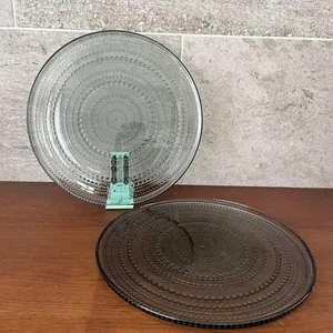 Juego de pares de platos para servir Iittala Kastehelmi 31 cm plato para pasteles Oiva Toikka - Imagen 1 de 2
