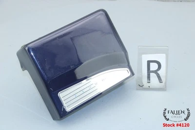 Harley Dyna CVO FXDWG3 2002 lado derecho cubierta de batería azul marino perla #4120 Foto 1 de 4