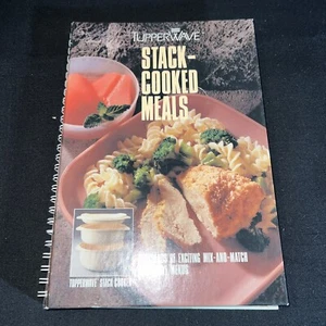 VTG Tupperware Tupperwave Stack Cooker Meals Recipe Cook Book Cookbook Hardcover - Bild 1 von 7