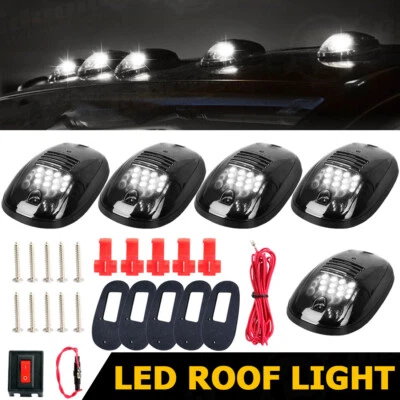 For Dodge RAM 1500 2500 3500 Rooftop Cab Running Light LED 6000K Smoked Lens Kit - Image 1 of 4