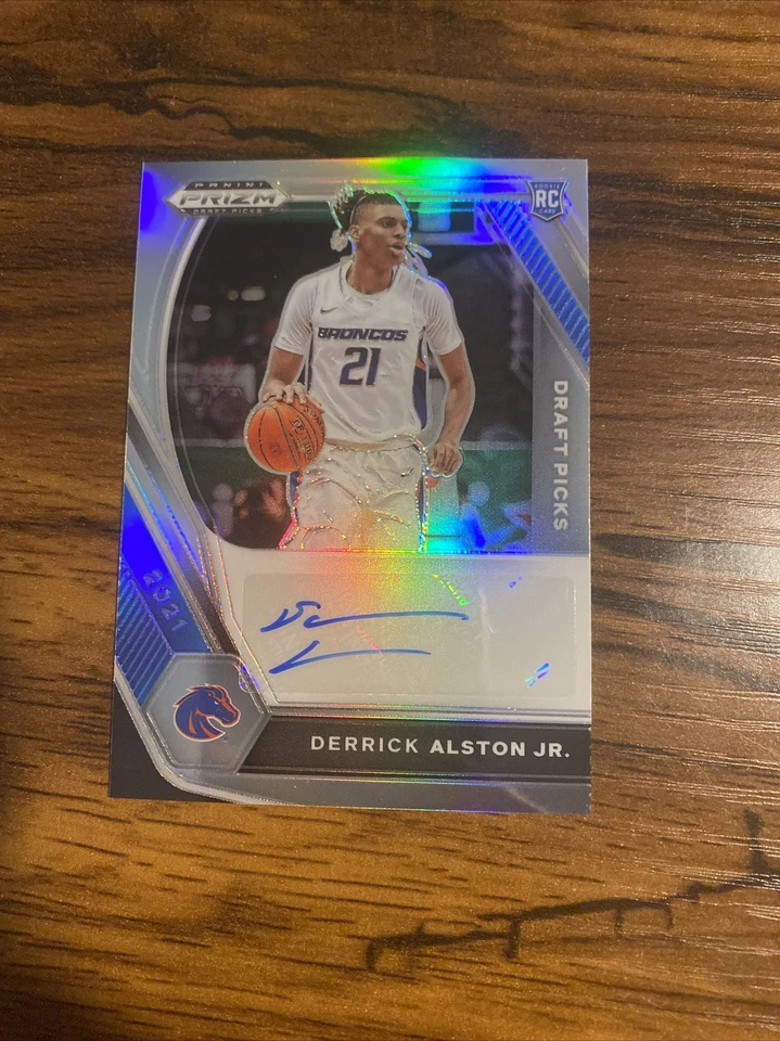 2021-22 Panini Prizm Draft Picks DERRICK ALSTON JR. RC Auto Silver Prizm - Image 1 of 1