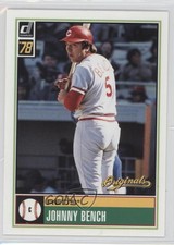 2002 Donruss Originals What If? 1978 Johnny Bench #5 HOF