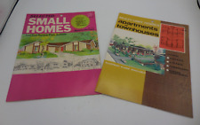 2 Vintage House Plans Books Small Homes Multi-Unit Homes MCM National Plan