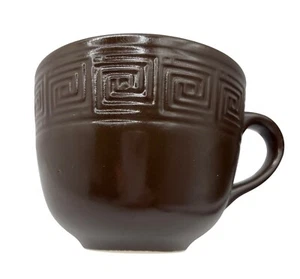 VTG Frank Lloyd Wright Whirling Arrow Brown Cappuccino Coffee Mug HF Coors RARE - Picture 1 of 8