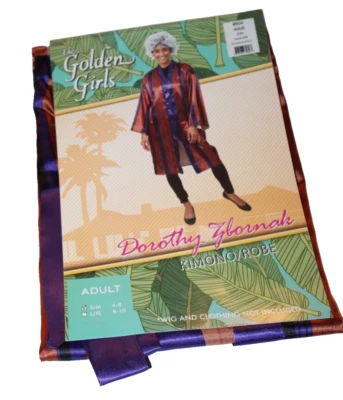 The Golden Girls Dorothy Zbornak Kimono/Robe Adult Halloween Theater Costume SM - Image 1 of 2