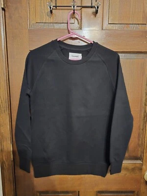 Diamond Supply Co. Sudadera Pullover Negra Lisa Cuello Redondo - Talla Pequeña - Nueva sin Etiquetas Foto 1 de 4
