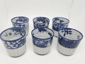 Antique 19th C. Chinoiserie Hand Painted Chinese Porcelain Ceramic Cup Set - Picture 1 of 20