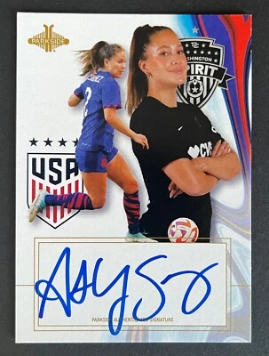Ashley Sanchez 2023 Parkside One One Team Nation BLUE INK AUTO #SSAS /200 USWNT - Image 1 of 4