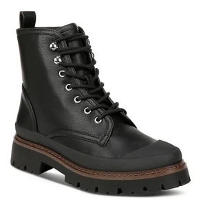 $120 Giani Bernini Women's Janessaa Lace-up Combat Boots Size 8M - Picture 1 of 7