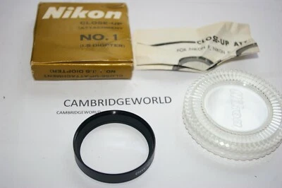 Nikon  52mm MACRO CLOSE UP LENS No.1  NEW GENUINE ORIGINAL NIKON BRAND in BOX - Image 1 of 2
