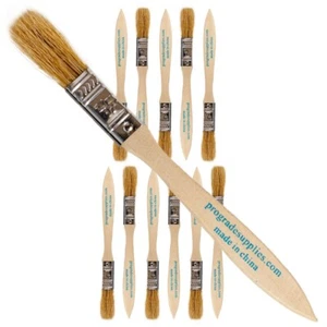 12 Stück - 1/2 Zoll Chip Pinsel für Farbe, Beizen, Lacke, Kleber, Gesso - Bild 1 von 7