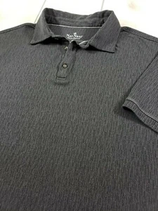 NAT NAST Luxury Originals Short Sleeve Polo Shirt Charcoal Black Men's XL M41 - Picture 1 of 7