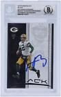 Aaron Rodgers Packers Signed 2019 Panini Black Silver #15 #30/35 BAS 10 Card