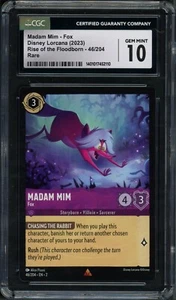 Lorcana CGC 10 Gem Mint Floodborn Rare Madam Mim Fox 46/204 - Picture 1 of 2