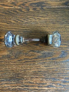Vintage Set of Crystal Door Knobs - Picture 1 of 4