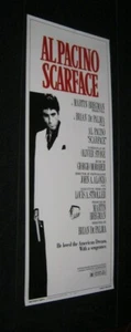 Inserto originale 1983 SCARFACE 14x36 laminato AL PACINO Brian De Palma - Foto 1 di 1