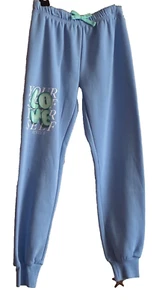 NEW! School & Play Justice Girls Sz S7/8 EDF Comfortable Soft Joggers, L. Blue - Picture 1 of 11