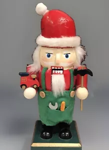 Toy maker Nutcracker wooden Carpenter 10” - Picture 1 of 13