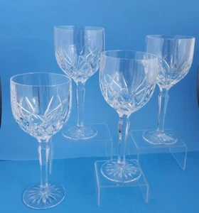 Marquis by Waterford Omega Crystal All Purpose Wine Glasses 8.5” Set Of 4 - Picture 1 of 6