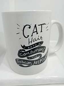 CAT LOVERS COFFEE MUG. CAT HAIR MUG. CAT DECO MUG. B334 - Picture 1 of 10