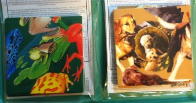 New 🔥RETRIEVERS & FROGS🔥 Scramble Squares Puzzles *Easy to Play Hard to Solve* - Image 1 of 4