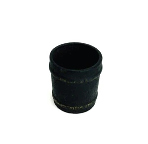 Dollhouse Miniature Black Barrel Antique Gold Accent 1” H X 1” D - Picture 1 of 4