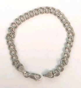 Sterling silver 925 Italy AGI Chain Bracelet - Picture 1 of 4