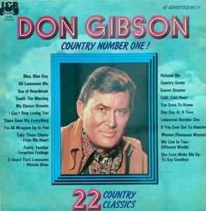 Don Gibson - Country Number One!- 12" Vinyl LP Record 1980 Australia - Picture 1 of 2